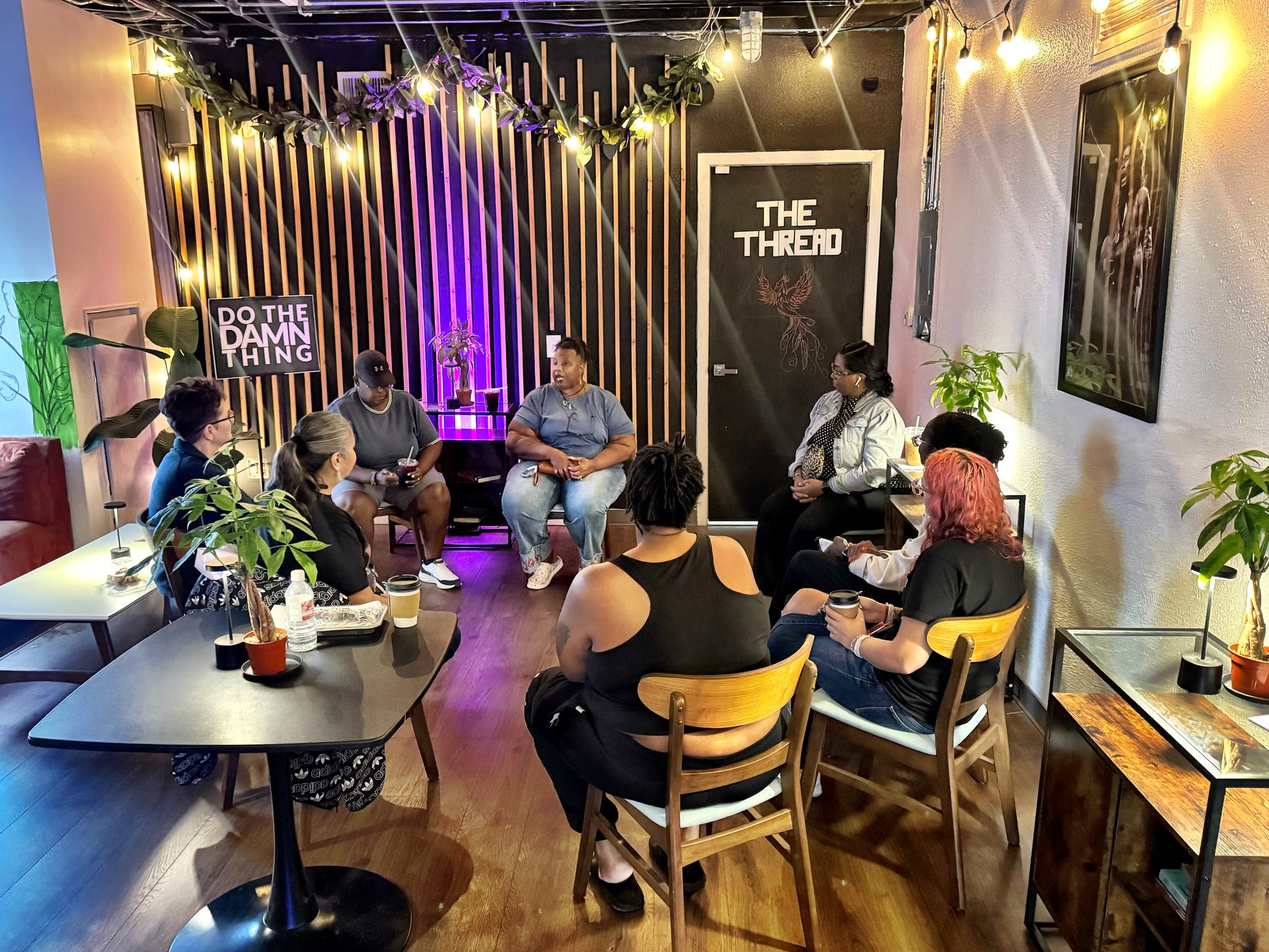 Community gathering at The Thread